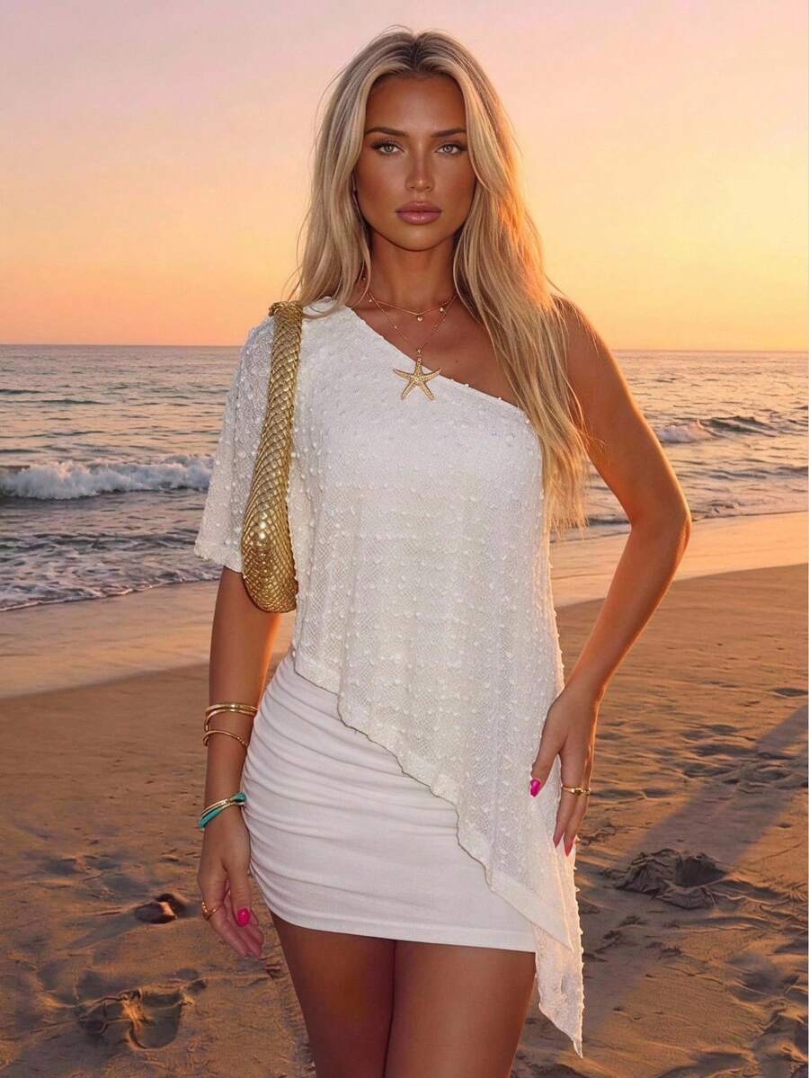 Vestido Curto Regata Cor Sólida - Belle Lily